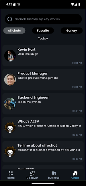 AfroChat - AI Smart Assistance Screenshot 2