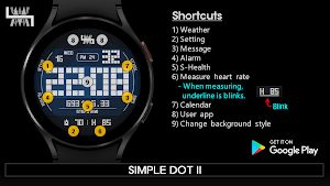 LMwatch simple dot II Screenshot 2