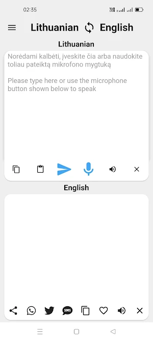 Lithuanian  English Translator Screenshot 0