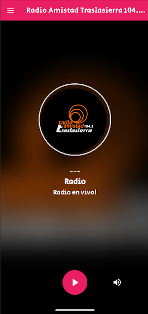 Amistad Traslasierra 104.3 Screenshot 0