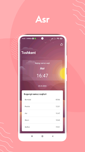 Namoz Vaqti 2022 Screenshot 2