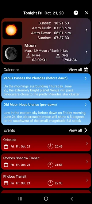 SkySafari Screenshot 1