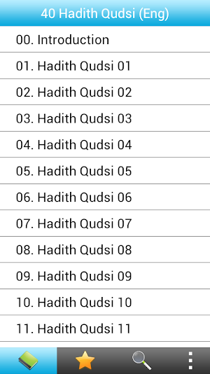 40 Hadith Qudsi Screenshot 1