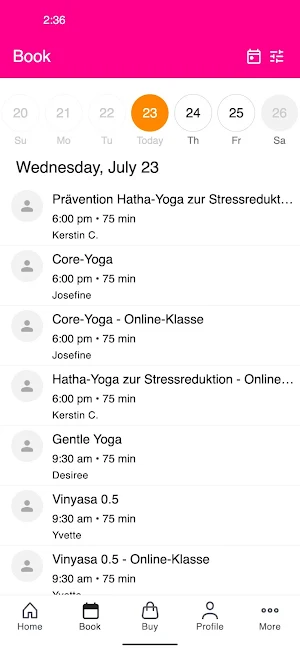 YogaKitchen Screenshot 1