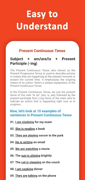 English Tenses Active, Passive Screenshot 2