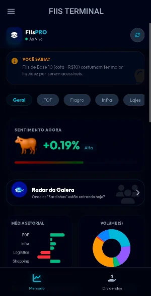 FIIs Pro: Radar de Dividendos Screenshot 1