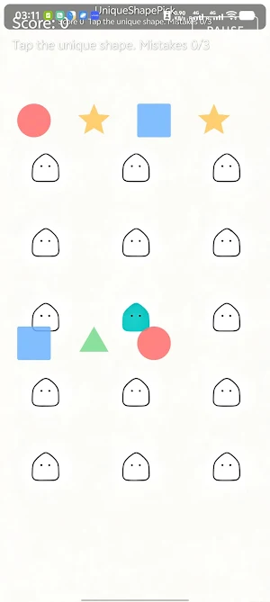 UniqueShapePick Screenshot 1