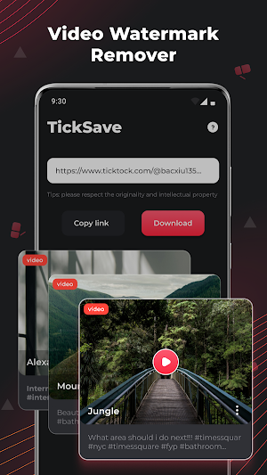 TickSave: TT Watermark Remover Screenshot 1