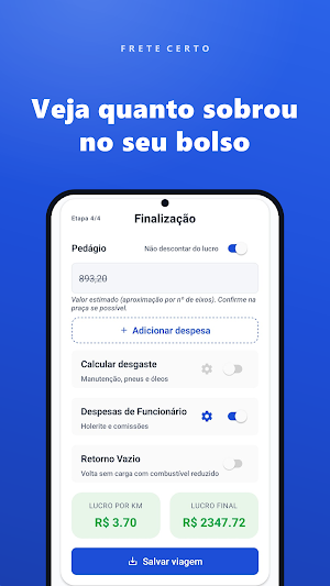 Frete Certo: Calculadora Frete Screenshot 1