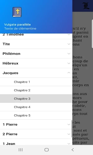Vulgate Clémentine Parallèle Latin / Français Screenshot 0