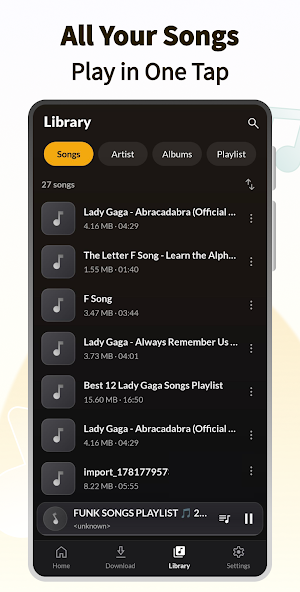 Music Downloader & Mp3 Player Screenshot 2
