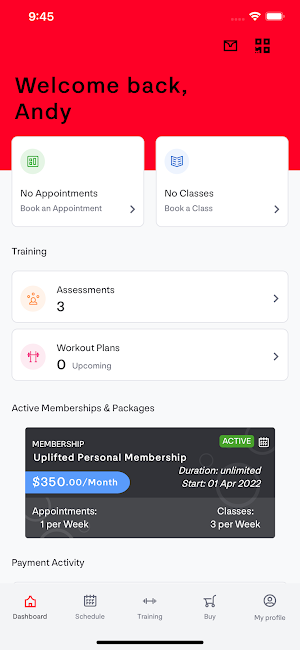 Donofrio Fitness Screenshot 1
