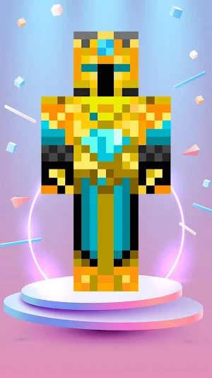 Frost Diamond Skin Minecraft Screenshot 1