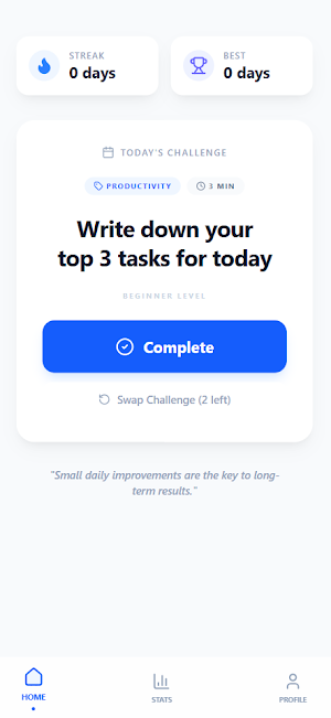 Build Better Habit And Fitness Screenshot 0