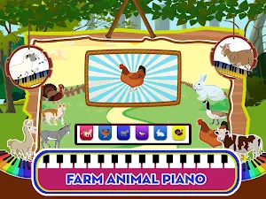Baby Piano Animal Sounds For Kids Screenshot 2