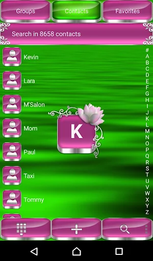 Lotus Dialer theme Screenshot 1