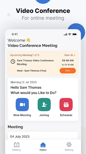 Video Conference For Meeting Screenshot 2