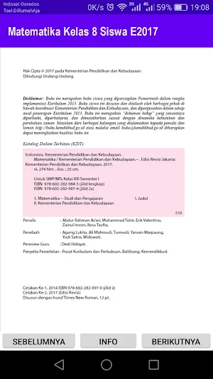 Matematika Kelas 9 Smt 1 Siswa E2017 Screenshot 1
