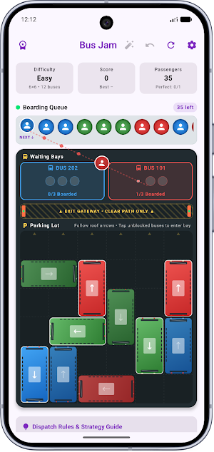 Bus Jam: Color Station Screenshot 1