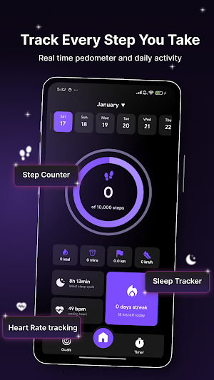 OneStep : Track Steps & Sleep Screenshot 2