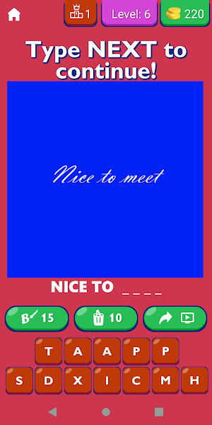 Guess The Cursive Word Game Screenshot 3