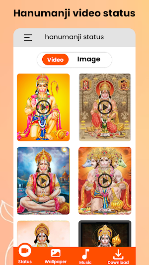 Hanuman Video Status Screenshot 0
