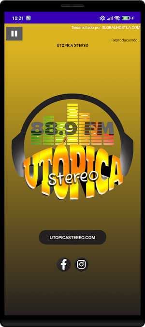 UTOPICA STEREO 88.9 FM Screenshot 1