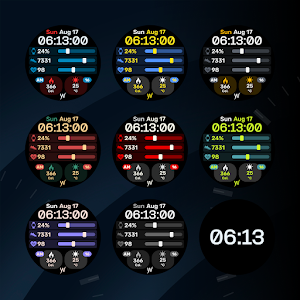 Data Stream Watch Face Screenshot 2