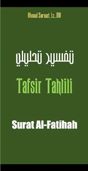 Tafsir Tahlili Surat Fatihah Screenshot 0