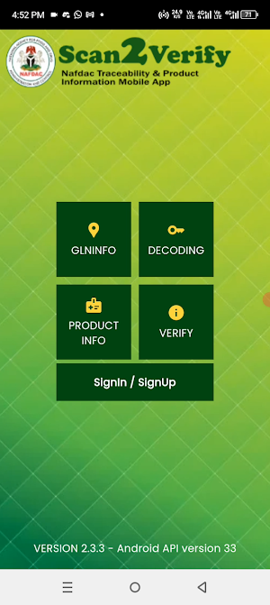 Scan2Verify Screenshot 2