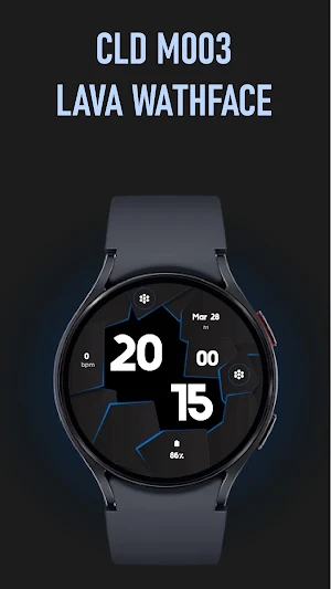 CLD M003 - Lava watchface Screenshot 2