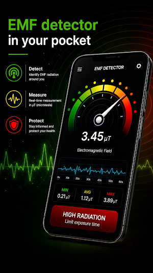 EMF Detector - Metal Scanner Screenshot 0
