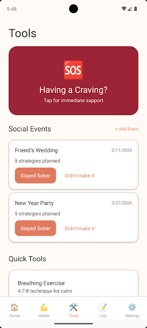 Alcohol Tracker - Drywell Screenshot 2