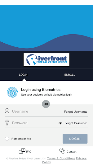 Riverfront Credit Card Screenshot 0