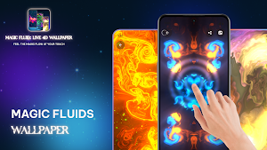 Magic fluid: Live 4D wallpaper Screenshot 0