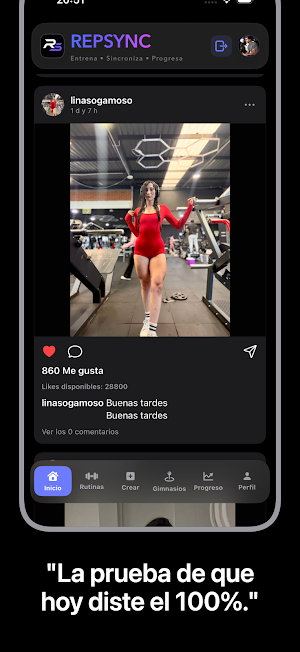 RepSync - Fitness Screenshot 2