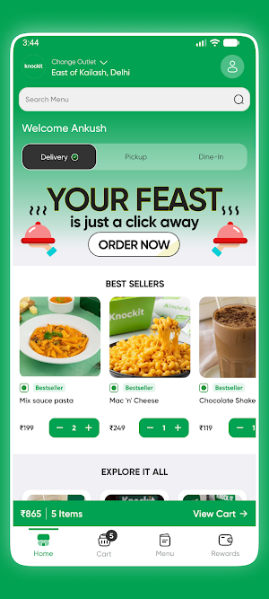 Knockit - Online Food Ordering Screenshot 0