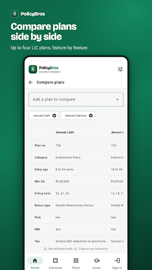 PolicyBros - Insurance Calc Screenshot 3