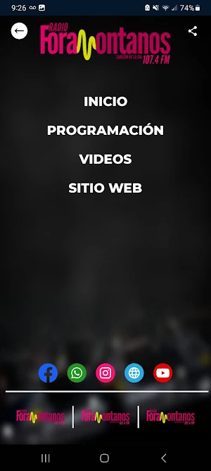 ForamontanosFm Cantabria Screenshot 1