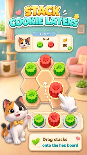 Kitty Stack: Cat Raising Screenshot 0