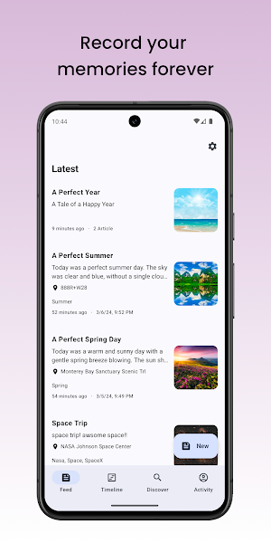 Memorial: Diary Screenshot 0