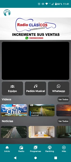 Radio Clasicos Audio & Video Screenshot 1