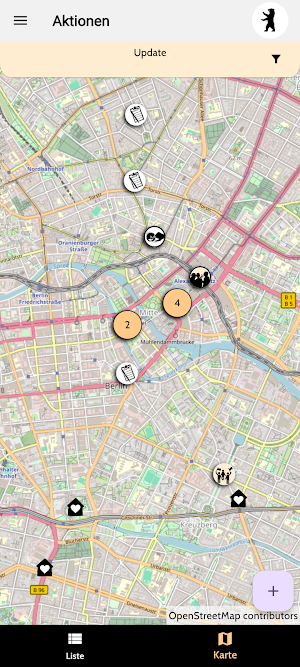 Berliner Sammel-App Screenshot 2