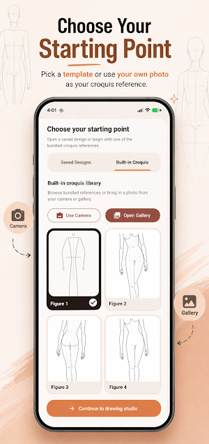 CroqStudio – Fashion Sketch Screenshot 0