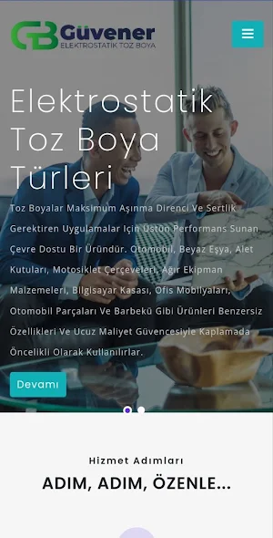 Güvener Elektrostatik Toz Boya Screenshot 0