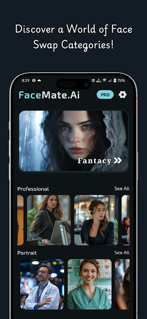 Veo 3 AI FaceMagic - FaceMate Screenshot 1