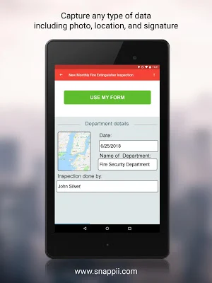 Fire Inspection Screenshot 1