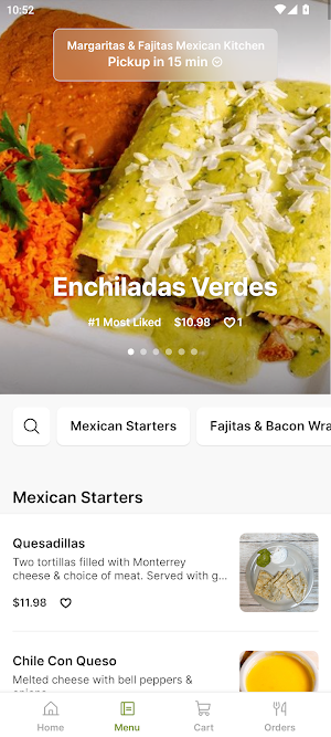 Margaritas & Fajitas Kitchen Screenshot 1