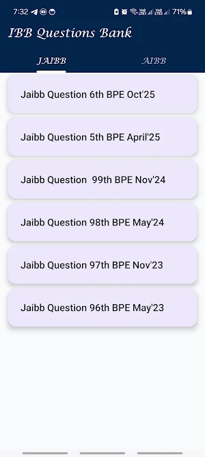 IBB Questions Bank:JAIBB AIBB Screenshot 1