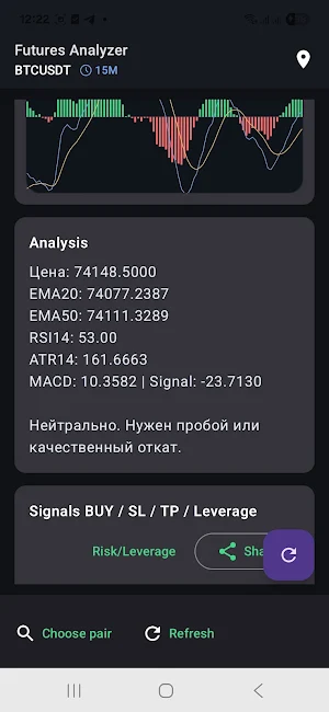 Futures Analyzer Screenshot 2